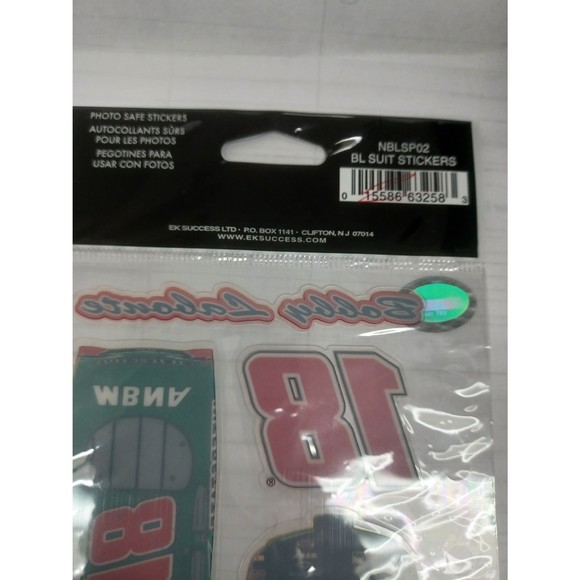 EK Success set of 2 sticker sheets 18 Bobby Labonte. 3D and flat stickers. - Picture 6 of 8